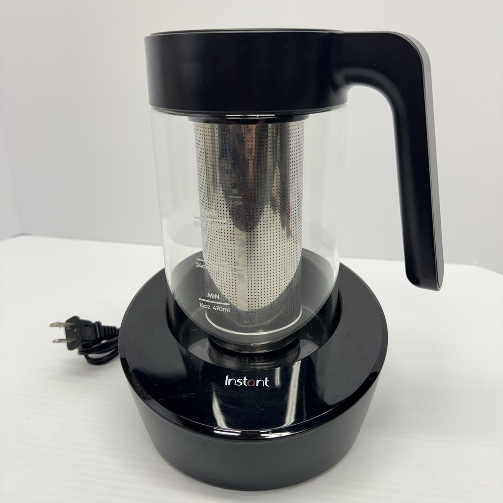 Instant Cold Brewer Coffee Maker Tea 4 Cup 32oz model CBCM-1000 Tested